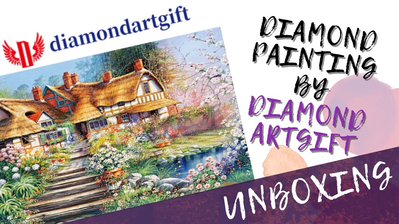 DiamondArtGift Unboxing Diamond Painting 🏡