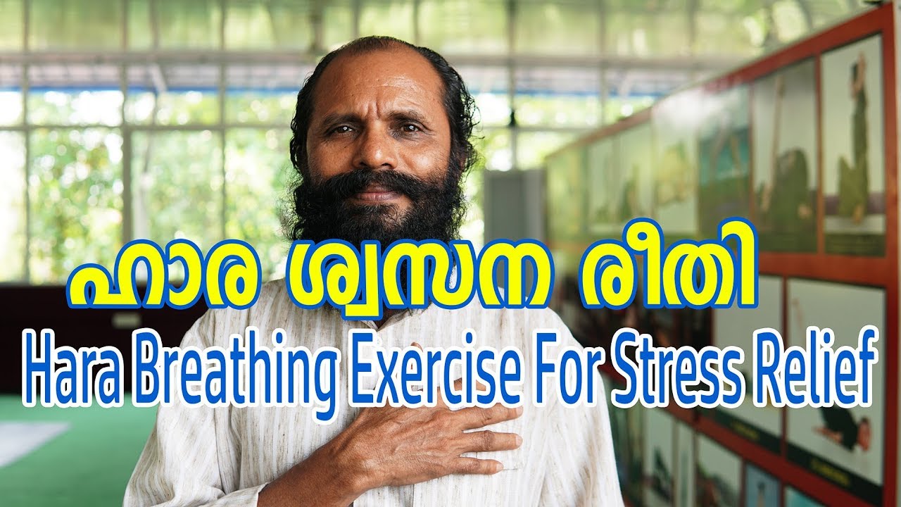 Hara Breathing Exercise For Stress Relief | ഹാര ശ്വസന രീതി | Meditation training video Malayalam