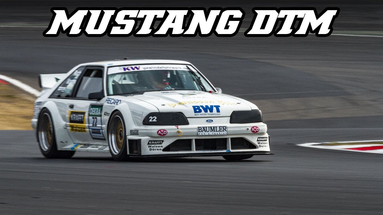 1994 Ford Mustang DTM | 540hp V8 sounds, flybys & action | OGP Nürburgring 2022