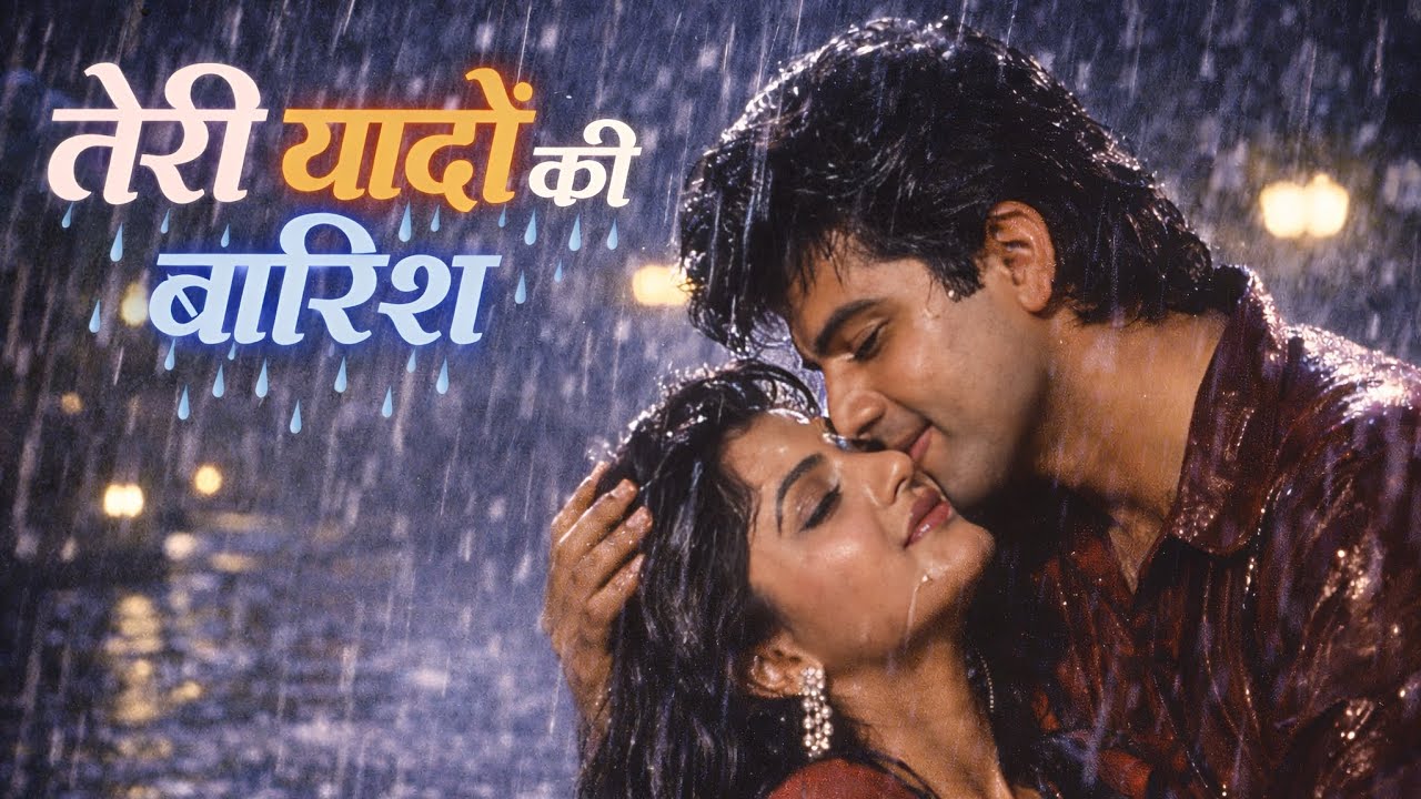 तेरी यादों की बारिश | 90’s Romantic Love Song | Classic Bollywood Style Melody 2026