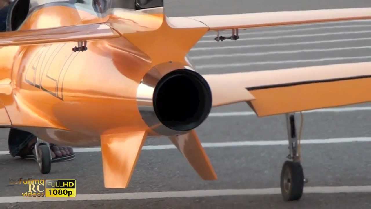 Ali Mohammed Flying his Orange Viper Jet at Al Ain Sportplex