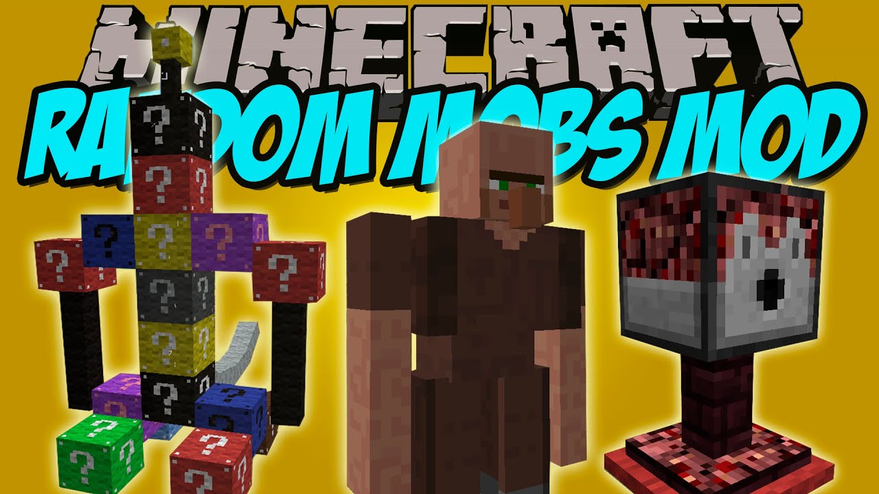 RANDOM MOBS MOD - Criaturas muy WTF!!! - Minecraft mod 1.7.10 Review ESPAÑOL