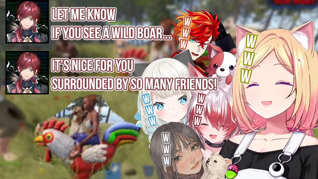 [VCR Rust] Akirose Group Can't Stop Laughing Whenever They Met With Lauren [Aki Rosenthal/Hololive]