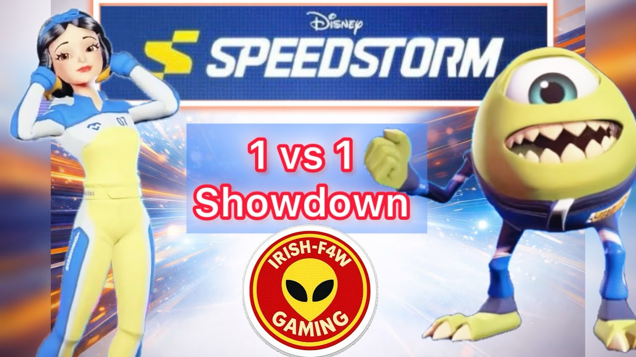 Storybook Speed vs Monster Mayhem | Disney Speedstorm 1 v 1 #disneyspeedstorm #speedstorm #gameplay 
