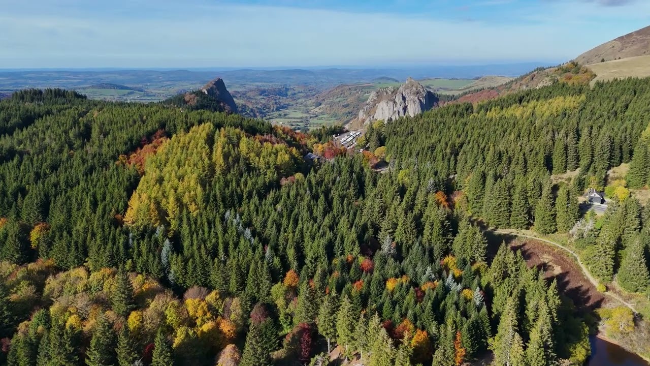 Lac de Gu&eacute;ry - Roches Tuili&egrave;re et Sanadoire