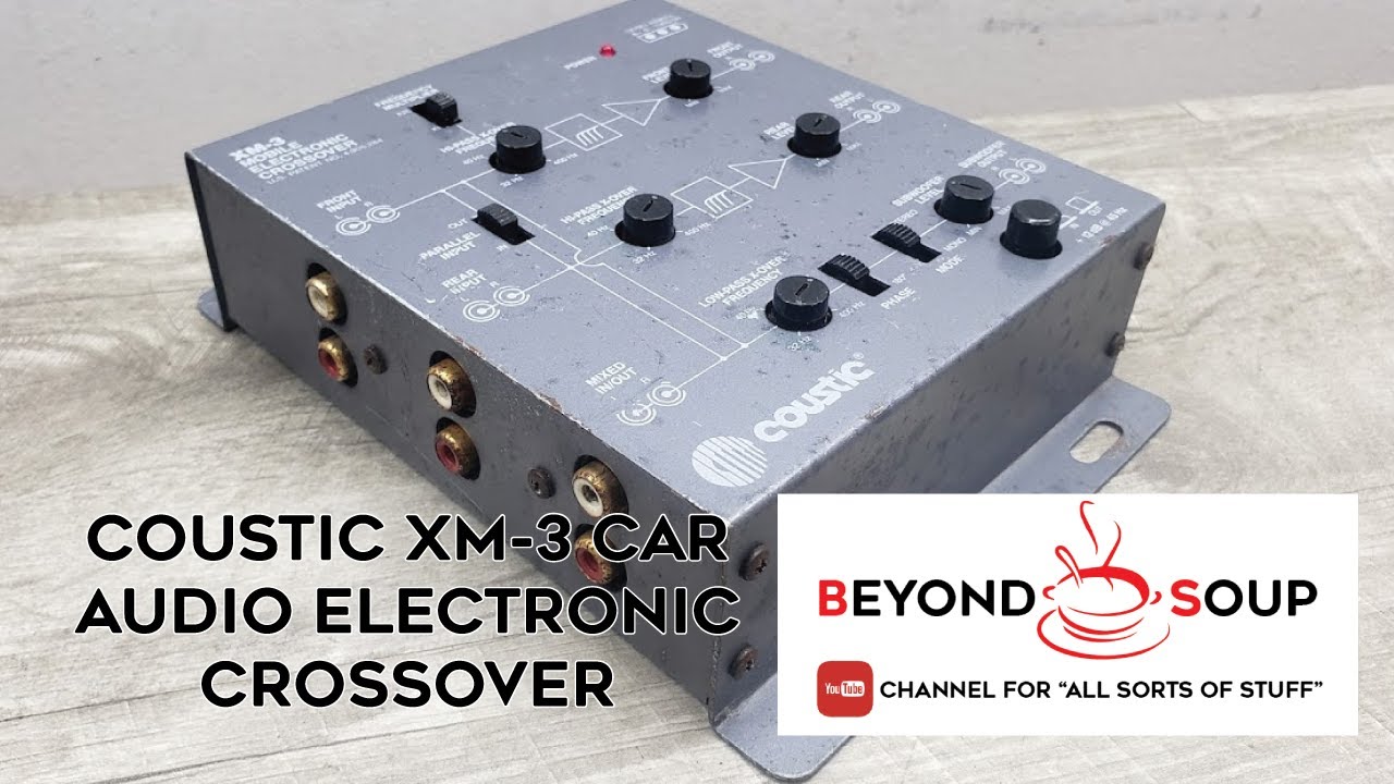 Old School Coustic XM-3 Electronic/Active/Digital Crossover Network Demo