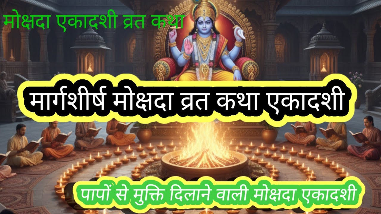 मार्गशीर्ष मोक्षदा एकादशी #अद्भुत मोक्ष कथा!आज ही सुनें मोक्ष दिलानेवाली दिव्य एकादशी कथा |#dhan sam