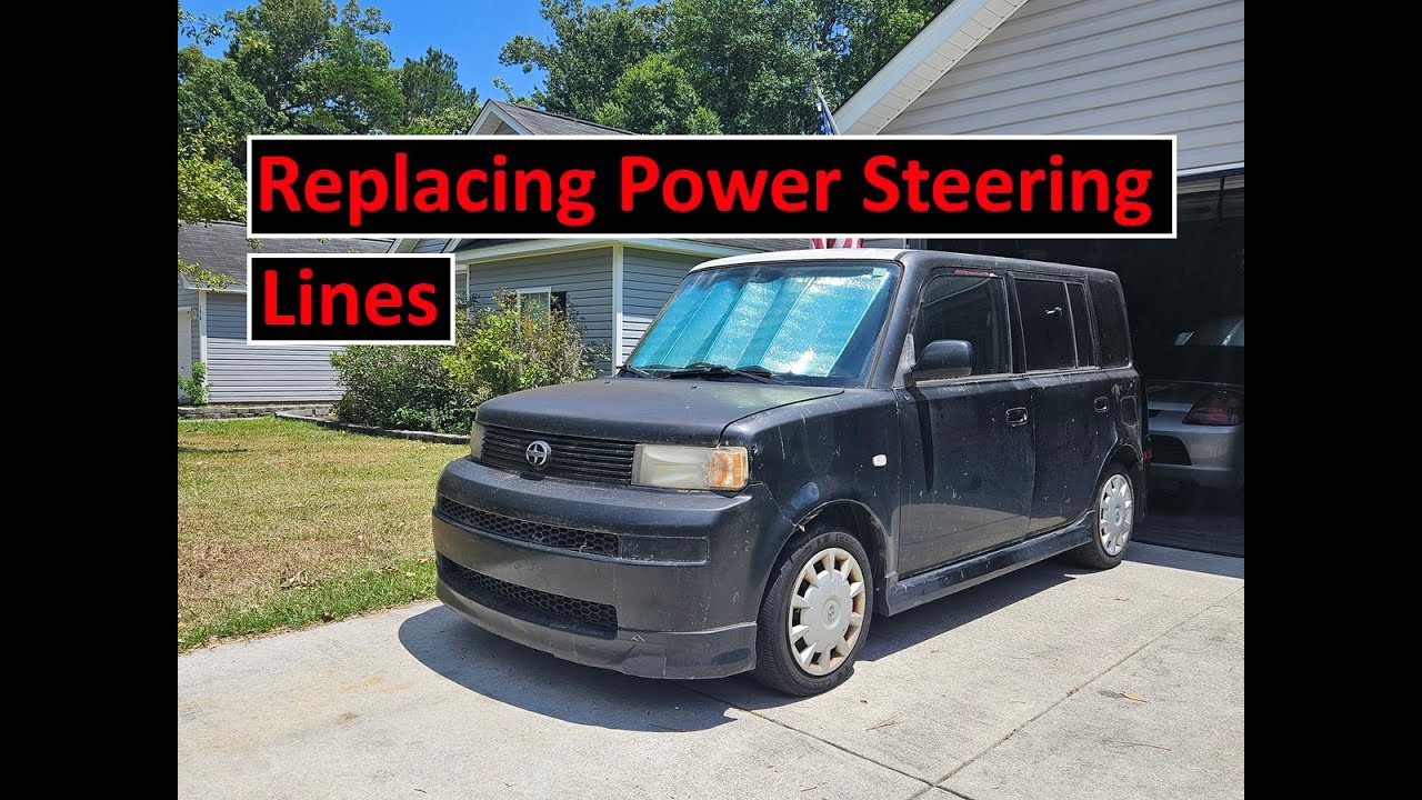 2006 Scion XB Power Steering Line Change Out #powersteering #scion #scionxb