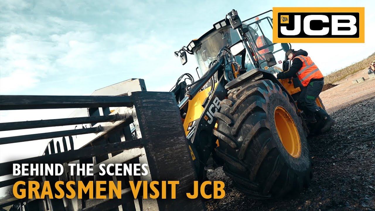 Behind the scenes: Grassmen visit JCB