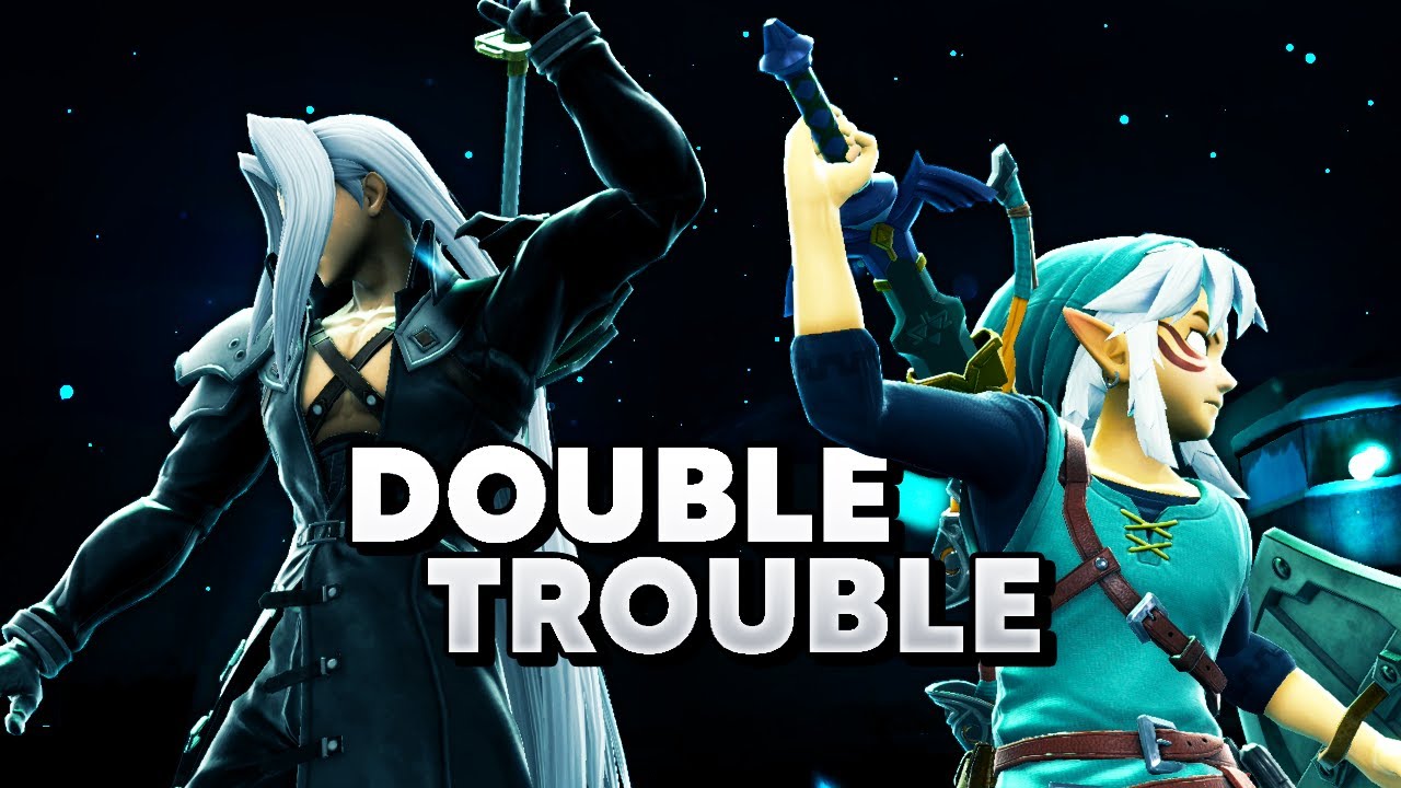 Link and Sephiroth Double Trouble