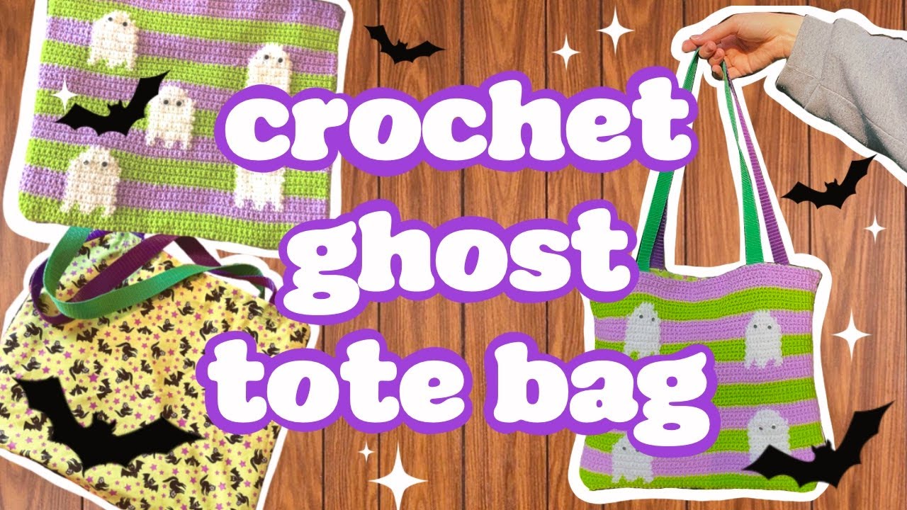 Crocheting a Ghost Tote Bag!