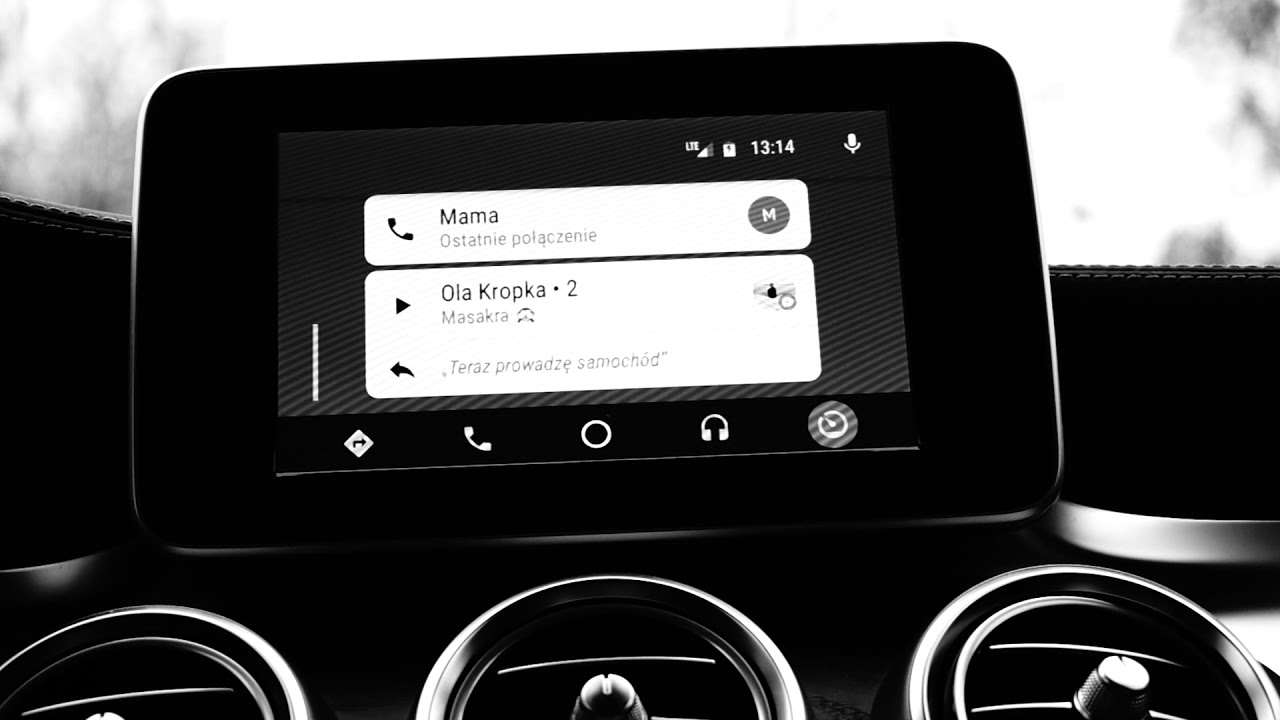 Kopia filmu Mercedes w205 Android Auto NTG5.2