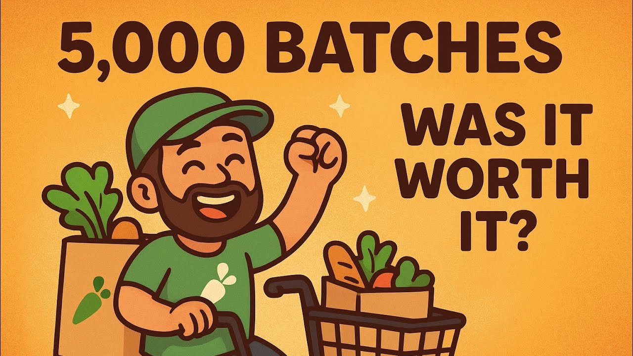 «5000 заказов в Instacart спустя… Хорошее, плохое и ужасное (мой НАСТОЯЩИЙ путь)»
