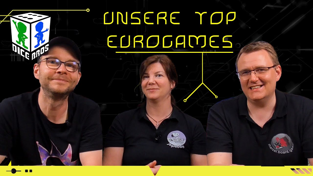 Die Würfel bleiben in der Schachtel, denn hier sind unsere TOP EURO GAMES!