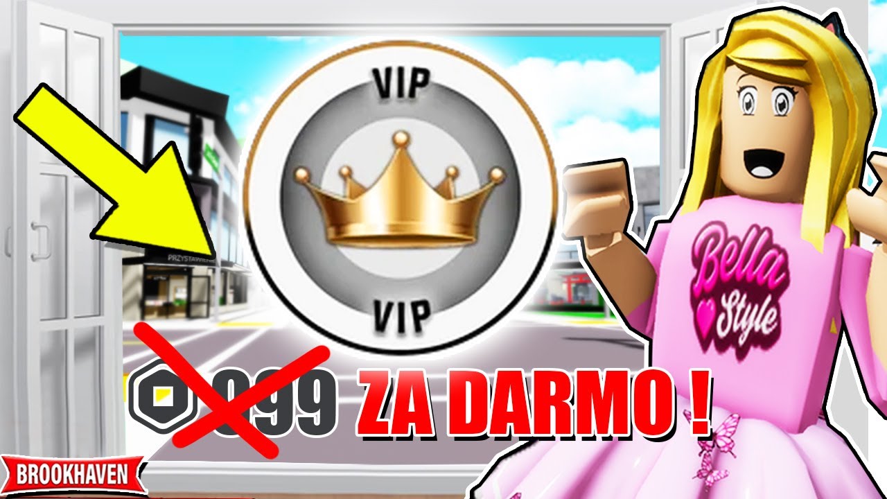 Gamepass VIP ZA DARMO?!😱 Co w nowym UPDATE w Brookhaven? 😁| Vito i Bella