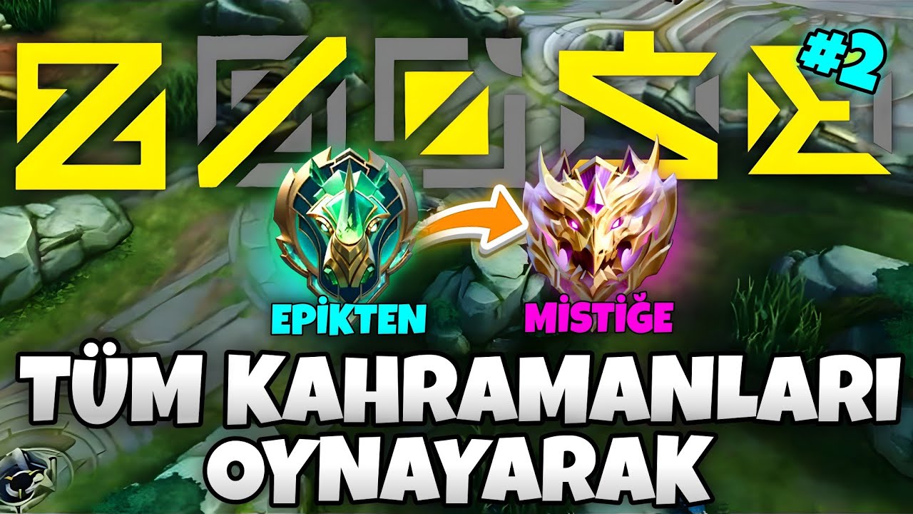 EPİKTEN MİSTİĞE TÜM KAHRAMANLAR İLE SOLO 2# | HAYABUSA & BEATRİX | Mobile Legends