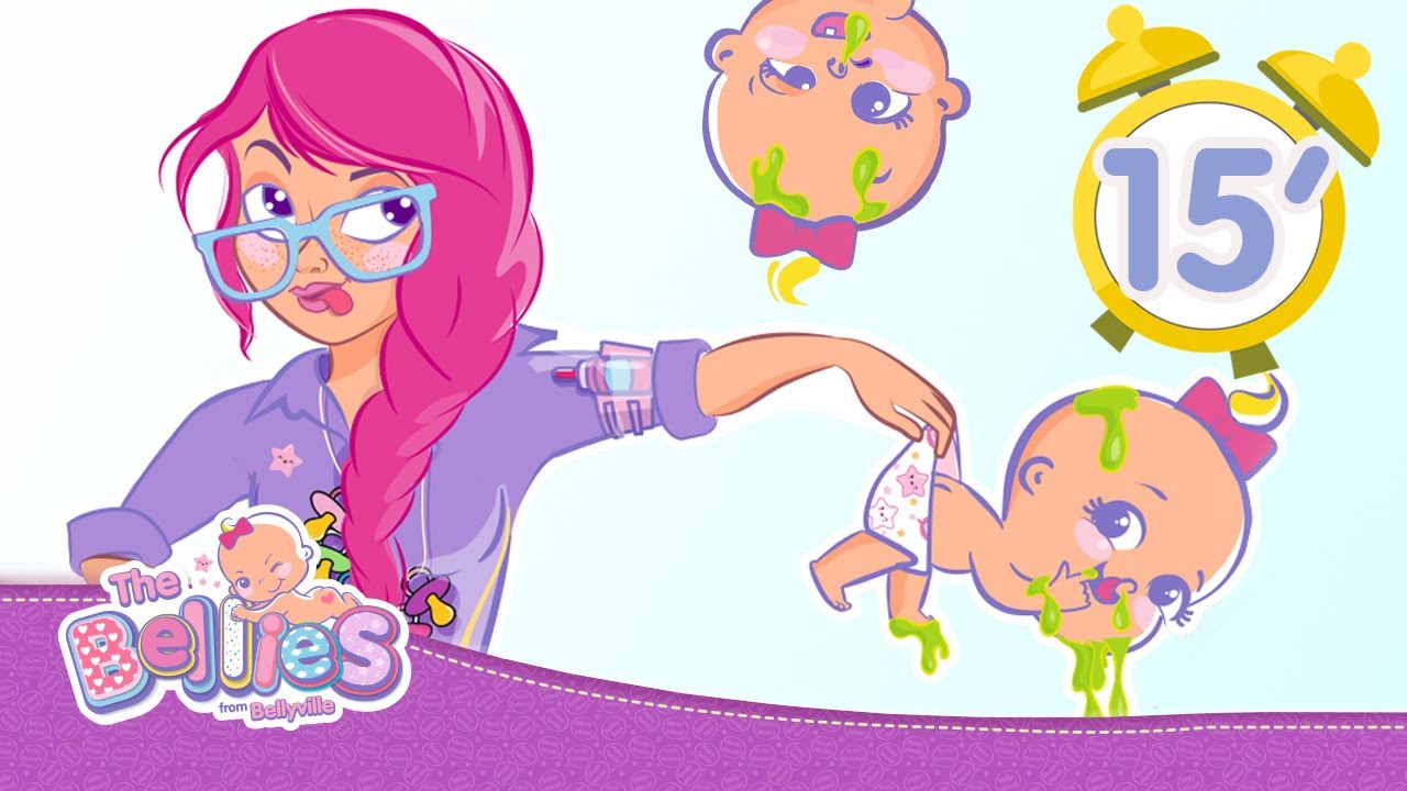 ¿Cómo BAÑAR a un BELLIE?🚿 CAPÍTULOS COMPLETOS de CUIDADOS de Bellies (+15min) | The Bellies Babies