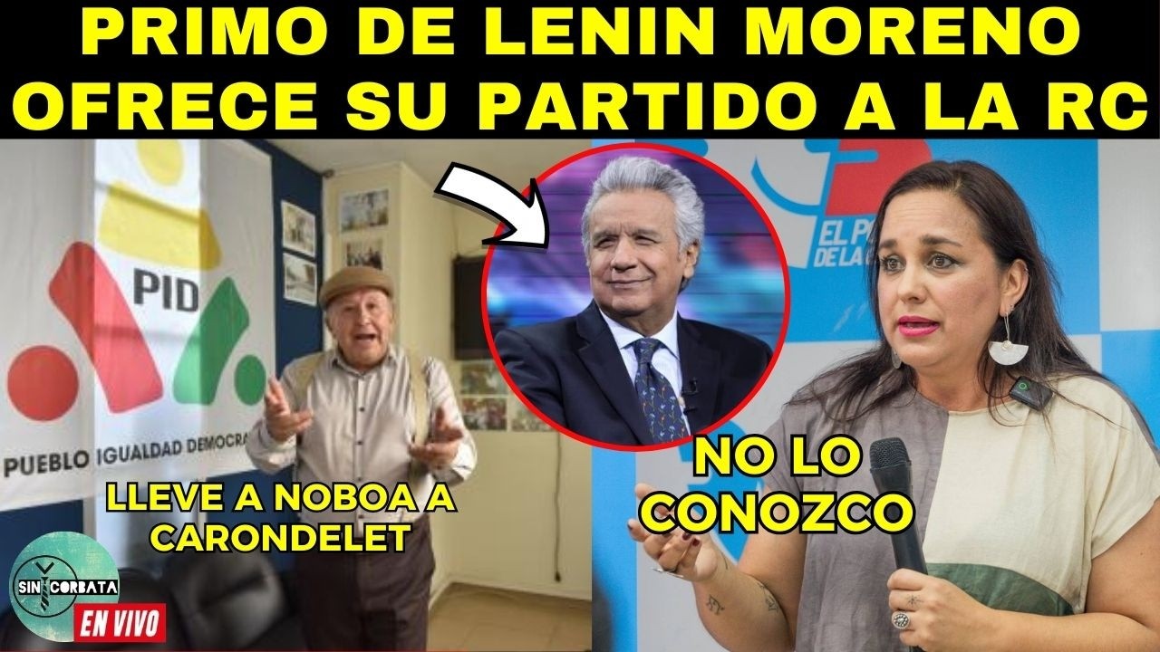 PRIMO DE LENIN MORENO OFRECE SU PARTIDO PARA QUE LA RC PARTICIPE ¡ESTO DIJO GABRIELA RIVADENEIRA!