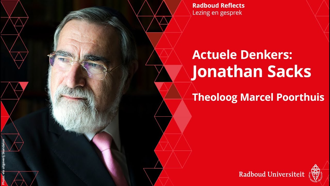 Actuele Denkers: Jonathan Sacks | Theoloog Marcel Poorthuis, lezing en gesprek