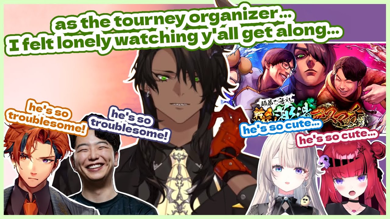 poor Oga just wanted to get along with the participants of his tournaments (HOLOSTARS eng sub clip)