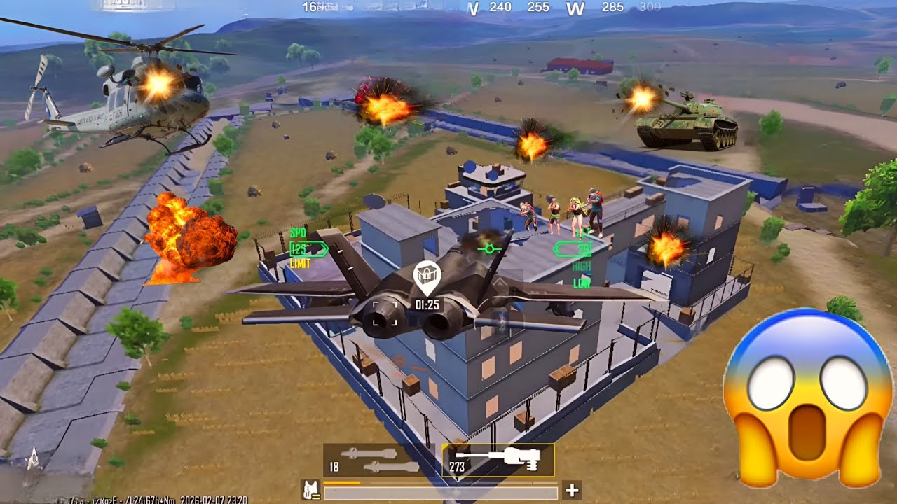 Payload Base Under Air Strike ✈️🔥 | Fighter Jet vs Full Squad🧐 | PUBG Payload 🔥💥
