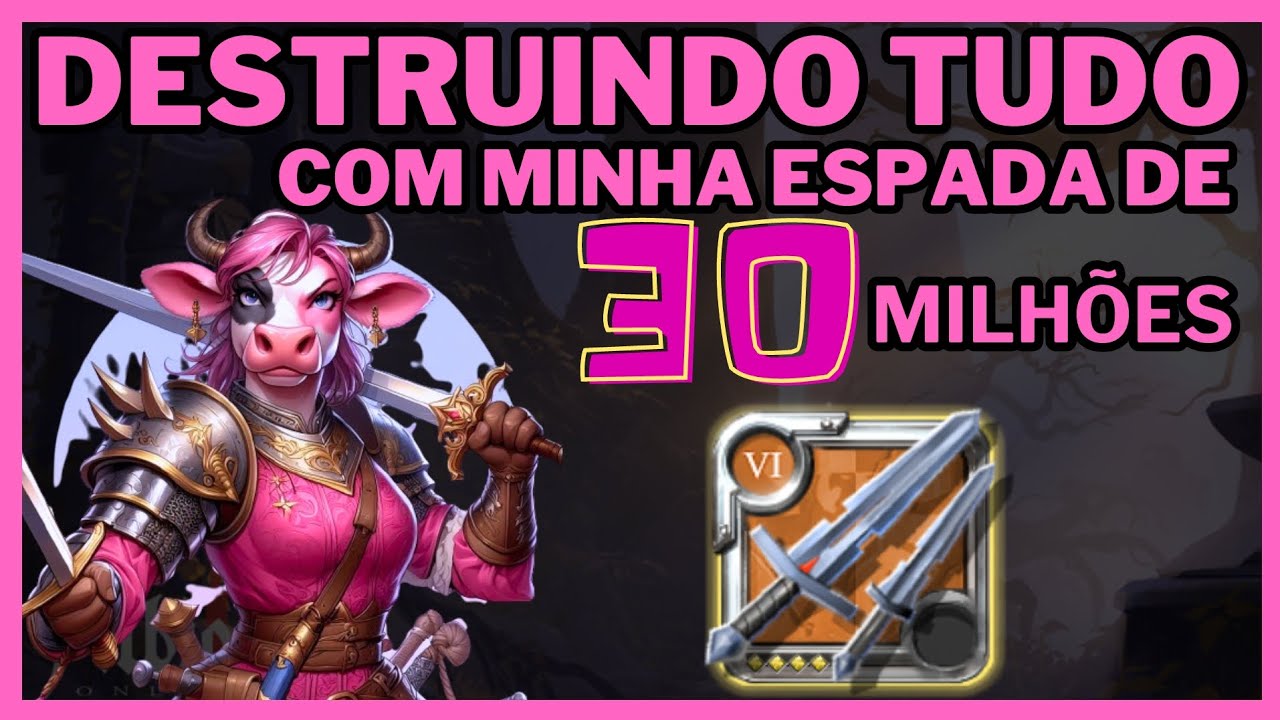 GASTEI +30 MILHOES NESSA ESPADA | MUITO PVP PELAS ESTRADAS AVALONS | ALBION ONLINE #pvp #games
