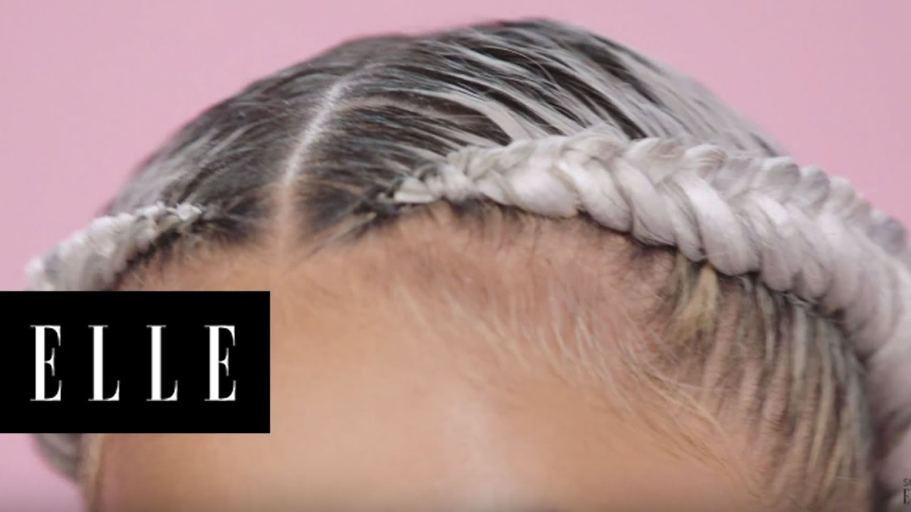 Silver Fishtail Braids with CrystalAnnRod | ELLE