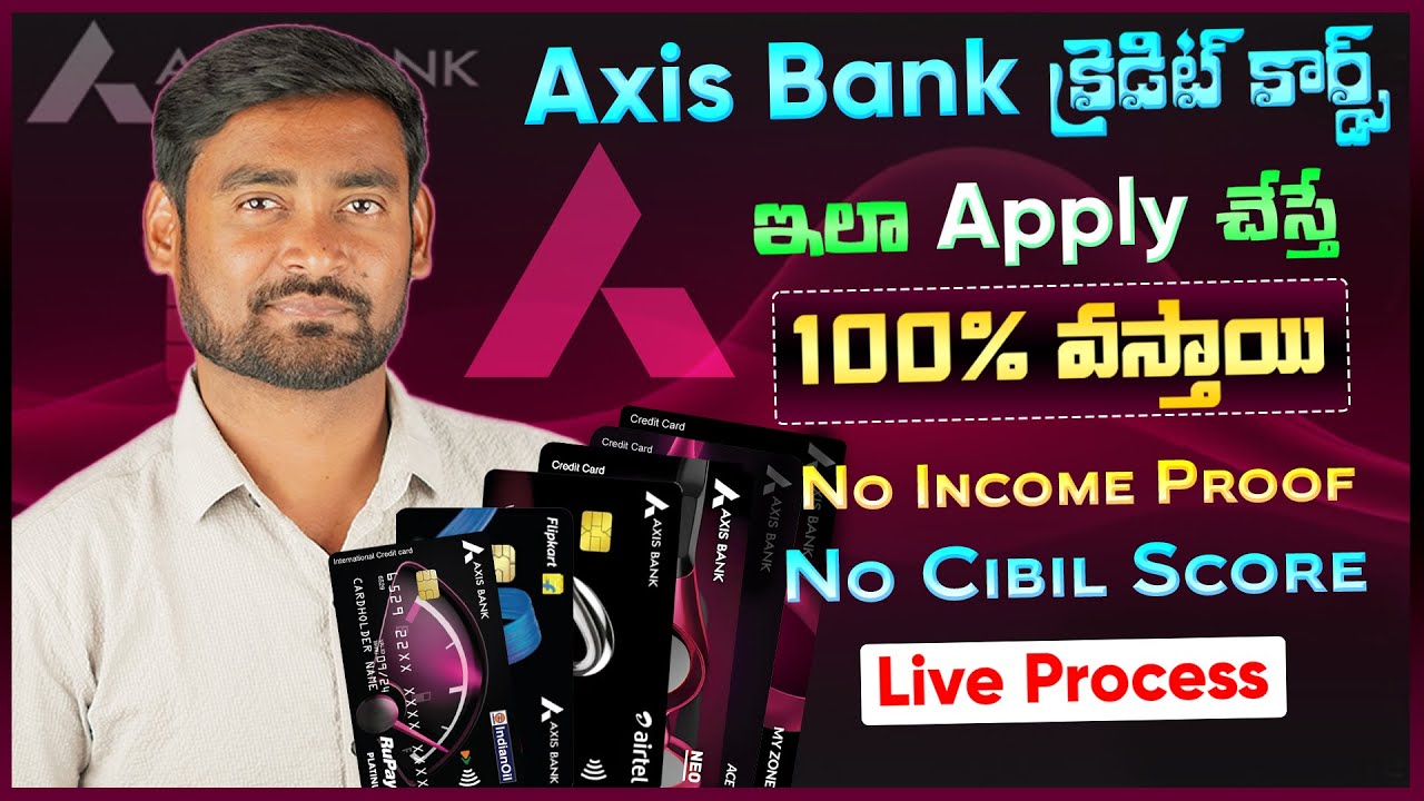 Axis Bank Credit Card Apply Online | How To Apply Axis Bank Credit Card Telugu 2024 | Credit Cards
