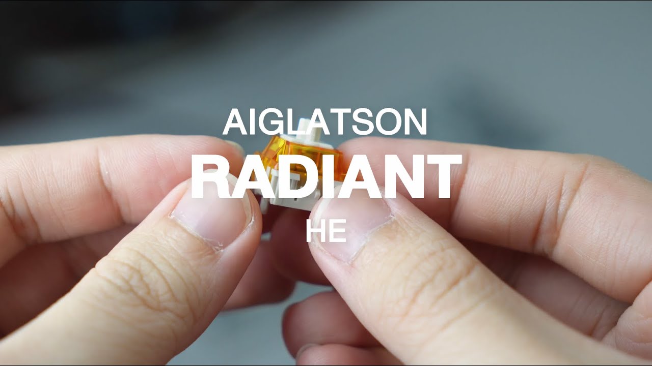 AGS Radiant HE Switch Sound Test - Our first HE Switch!
