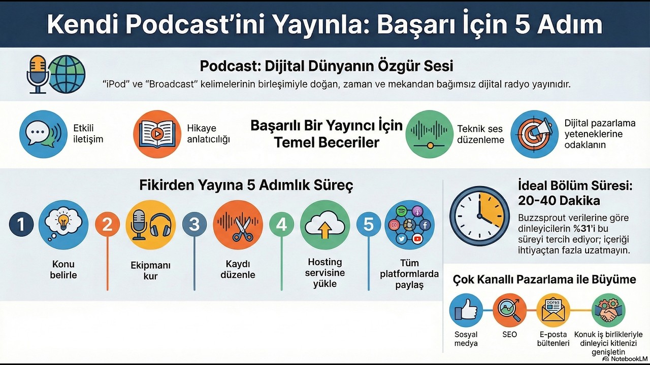 Sıfırdan Podcast Rehberi: Kendi Yayınınızı Nasıl Başlatır ve Yayınlarsınız?