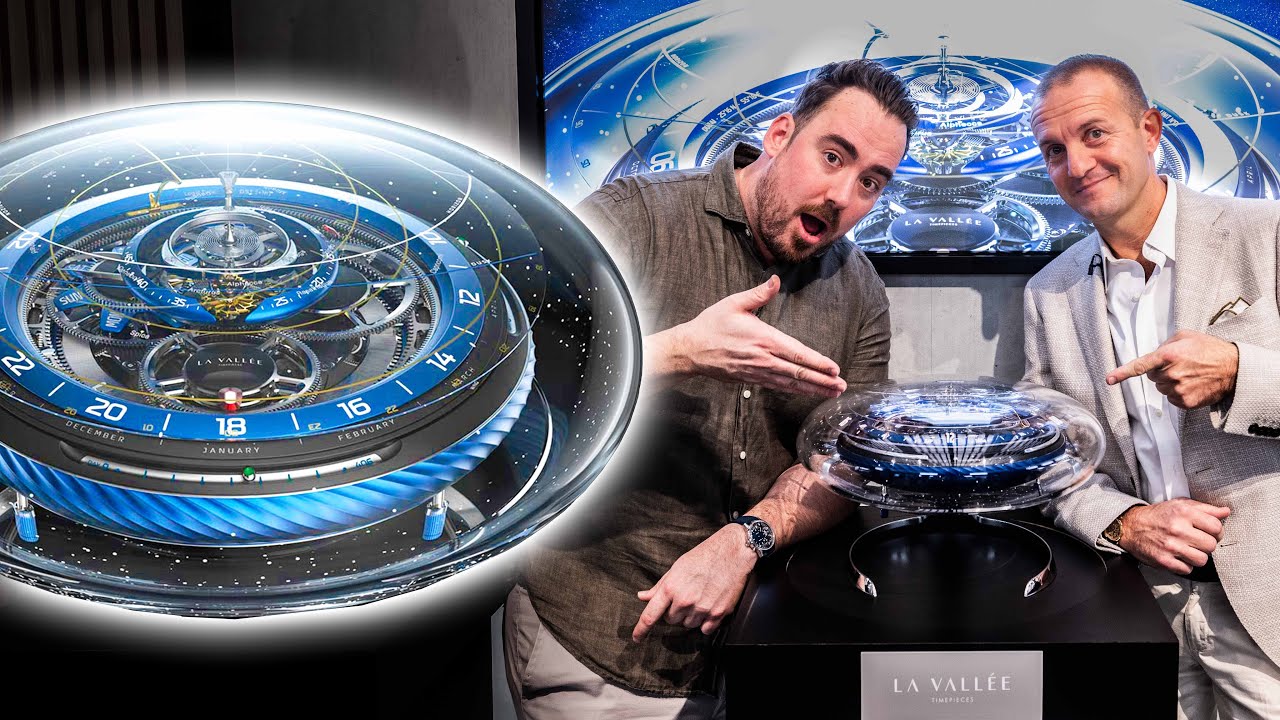 406 Days of Power Reserve - A Rotating Clock For Your Table