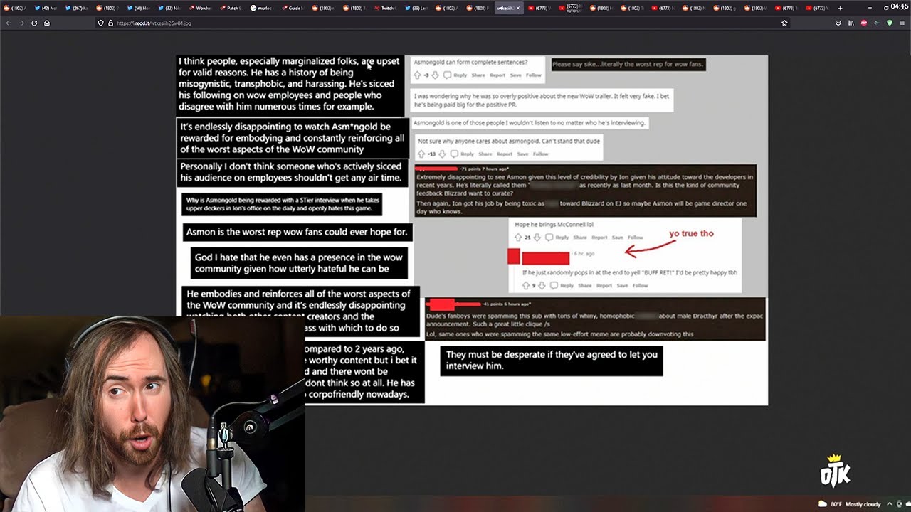 Asmongold reacts to ANGRY comments about his Interview with Ion