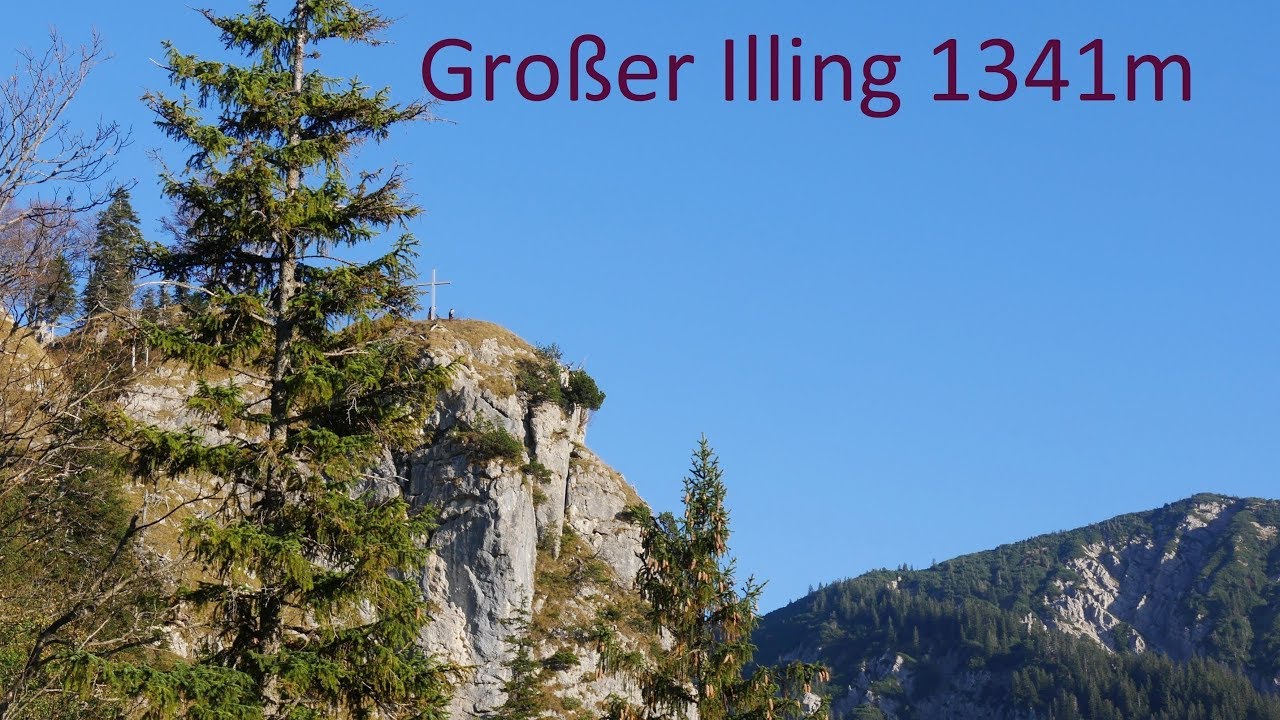 Großer Illing 1341m / Bayerische Voralpen / Leichte Bergwanderung