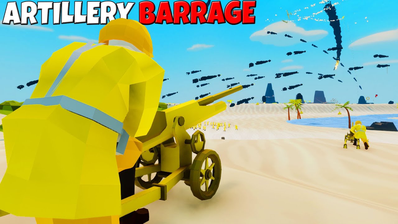 Insane Italian WW2 ARTILLERY BARRAGE! - Total Tank Simulator: Battle Simulator