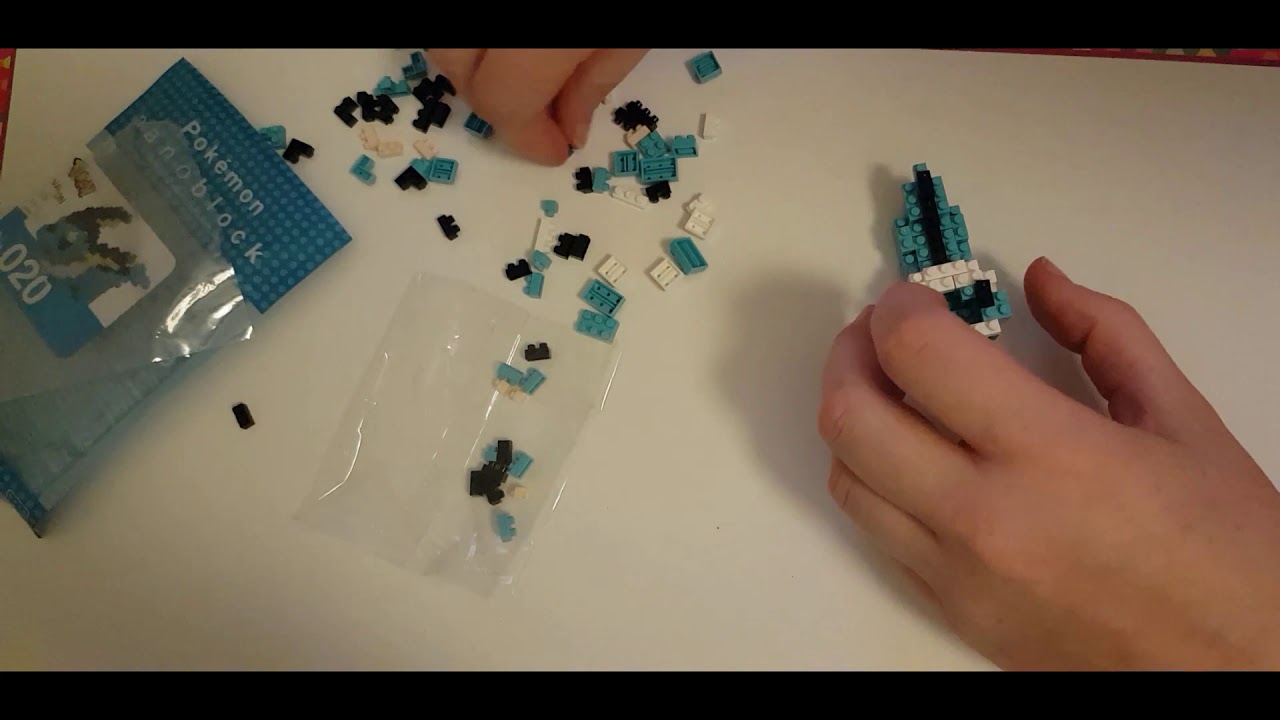 Nanoblock Pokemon #020 Vaporeon Speedbuild feat. Vibe Tracks - Golden