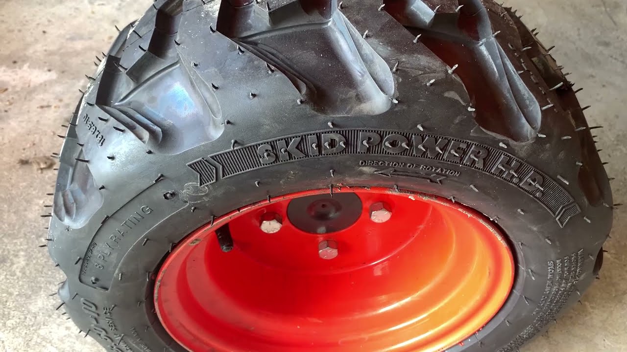 Kubota BX25D-1 BKT Skid Power HD Tires