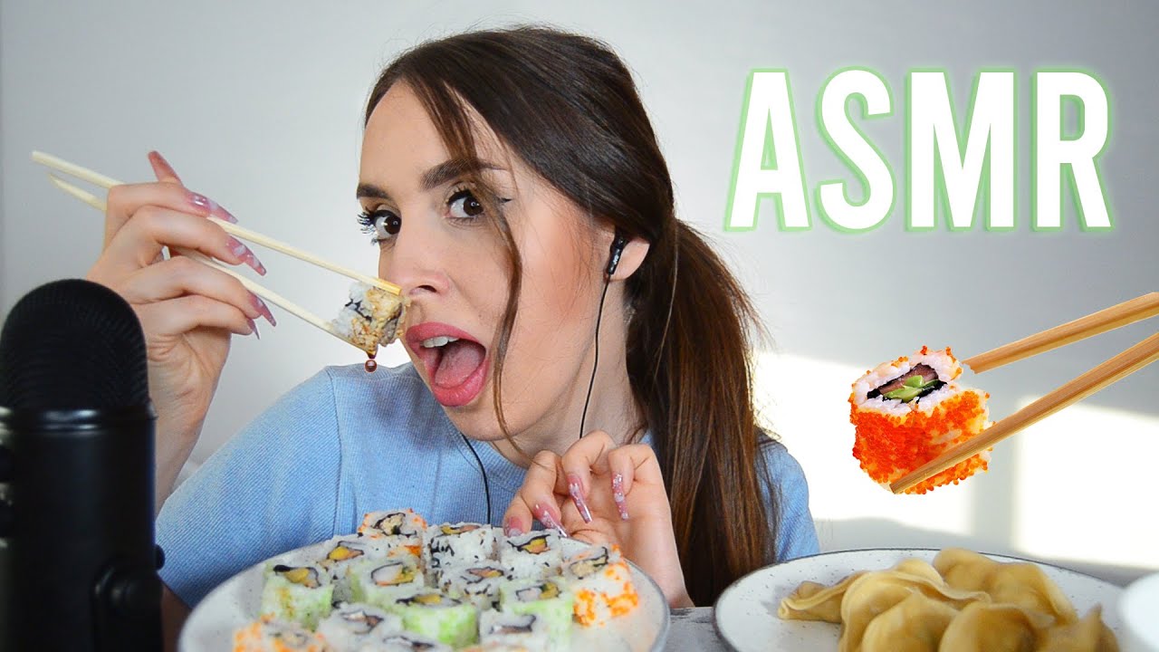 ASMR COMIENDO SUSHI 🍣 | Asmr relajante ❤️