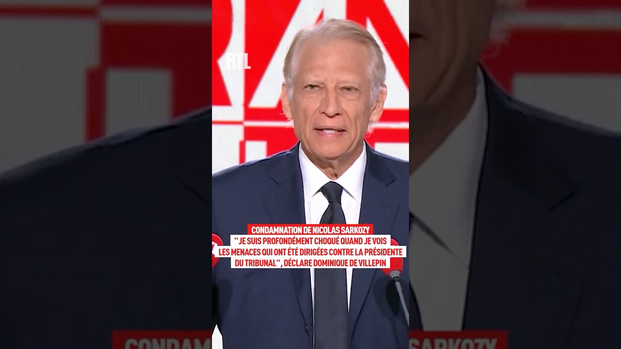Condamnation de Nicolas Sarkozy : Dominique de Villepin r&eacute;agit