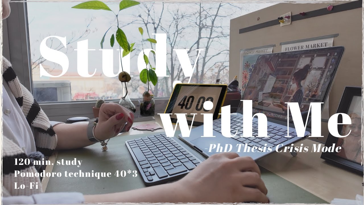 Unlock Your Focus: Study with Me PhD Thesis Data Analysis & Tables (40x3 Focus) I Lo-Fi Music