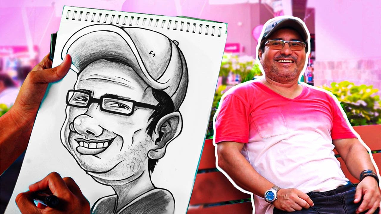 DIBUJANDO CARICATURAS A GENTE DESCONOCIDA! | ArtiZ HD