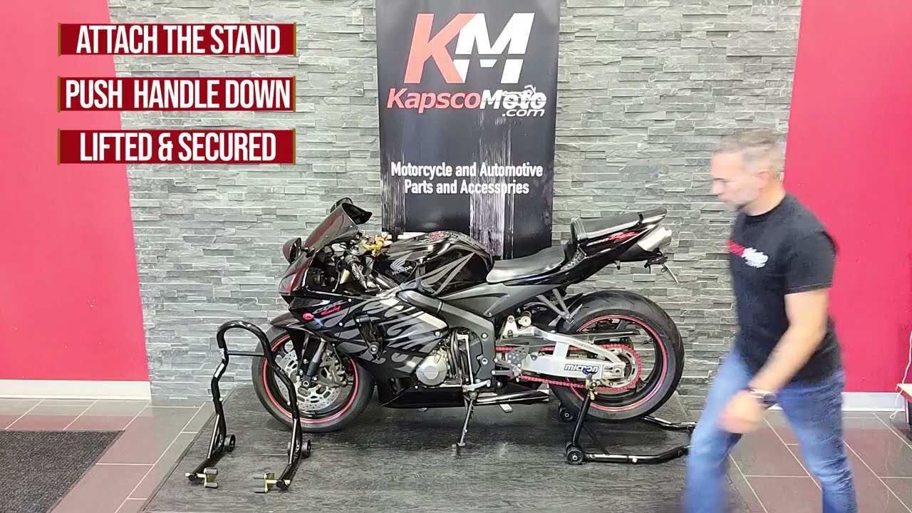 Venom Motorcycle Lift Stand Installation and Use - SMI6010