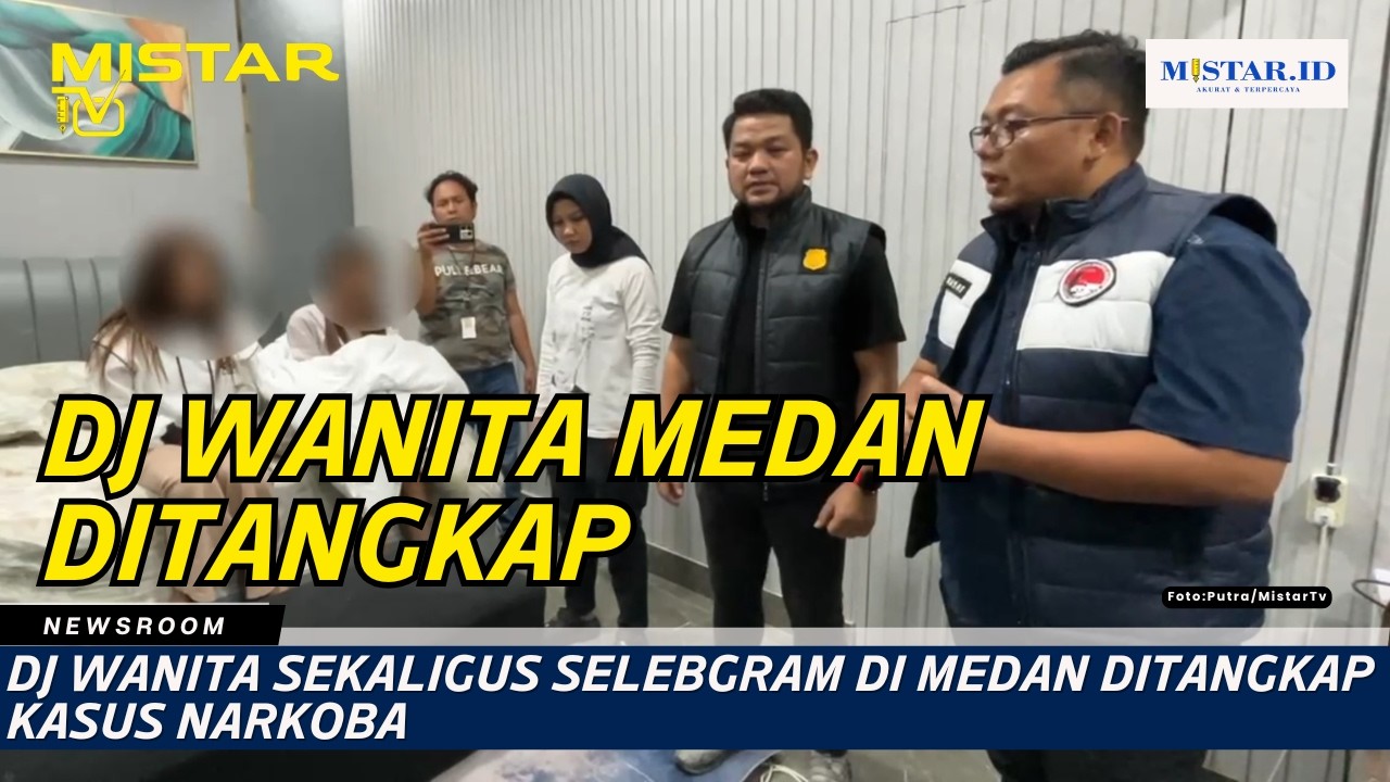 DJ Wanita Sekaligus Selebgram di Medan Ditangkap Kasus Narkoba