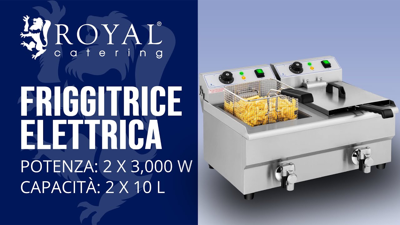 Friggitrice elettrica Royal Catering RCEF 10DB | Presentazione del prodotto
