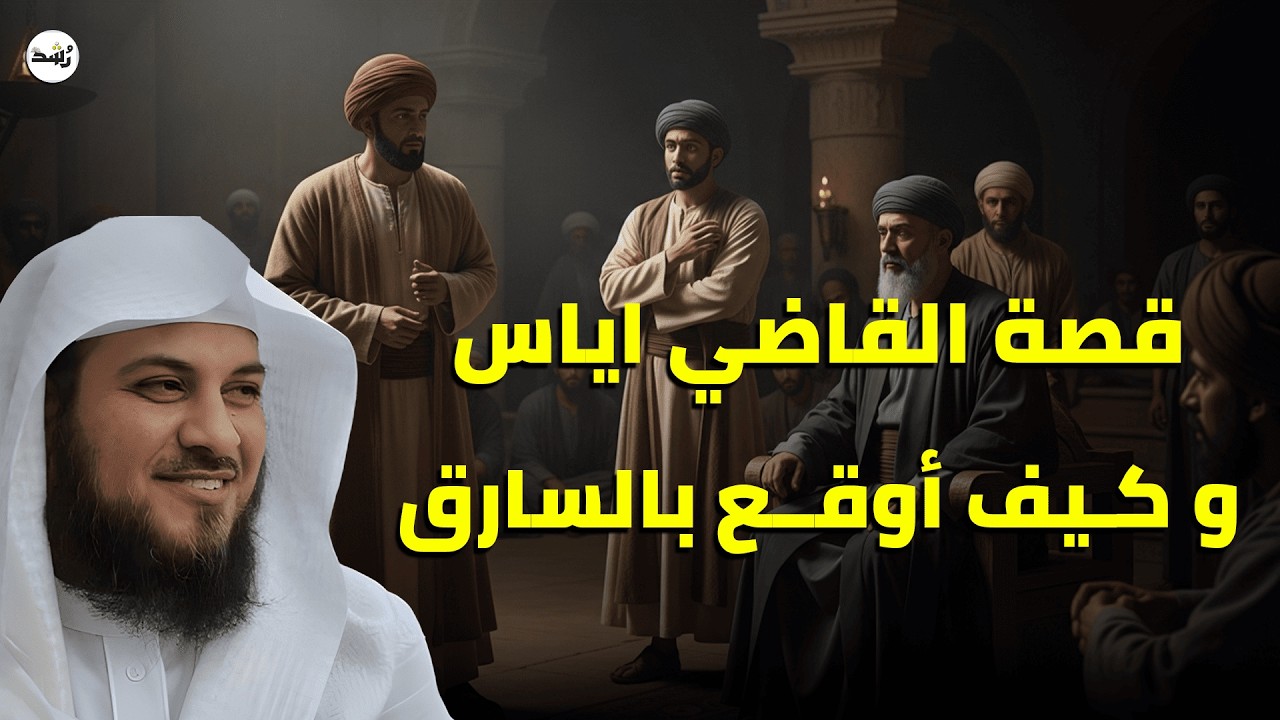 أذكى قاضٍ في التاريخ! كيف أوقع القاضي إياس بالسارق بحيلة لا تخطر على بال؟ | الشيخ العريفي