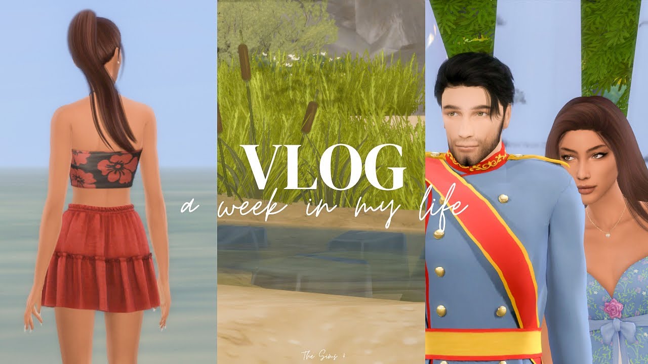 Sims 4 Vlog 🌱A Week In My Life (traveling, acting, and more) | Diana Diaries Episode 3