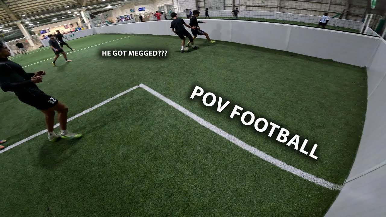 POV INDOOR FOOTBALL | First Person Football | Pickup at Sofive
