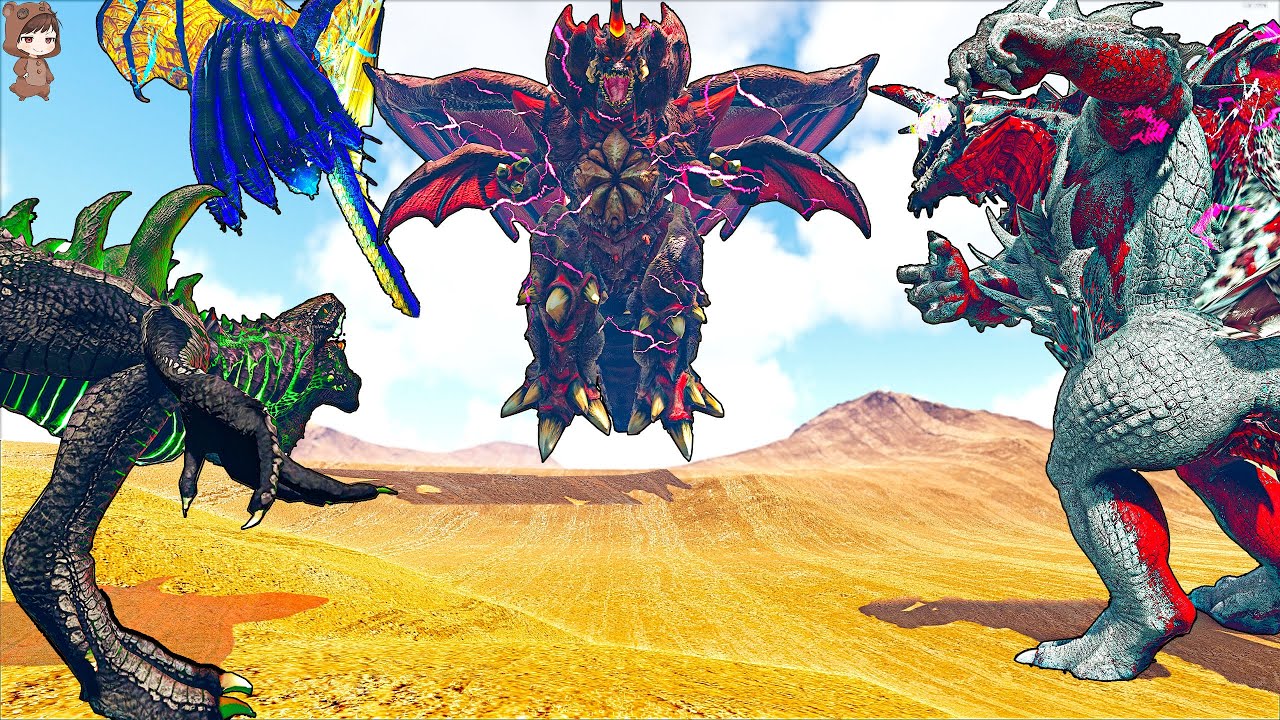 Titanus Destroyah VS Mod Bosses Part2 | ARK Mod Battle Ep.199