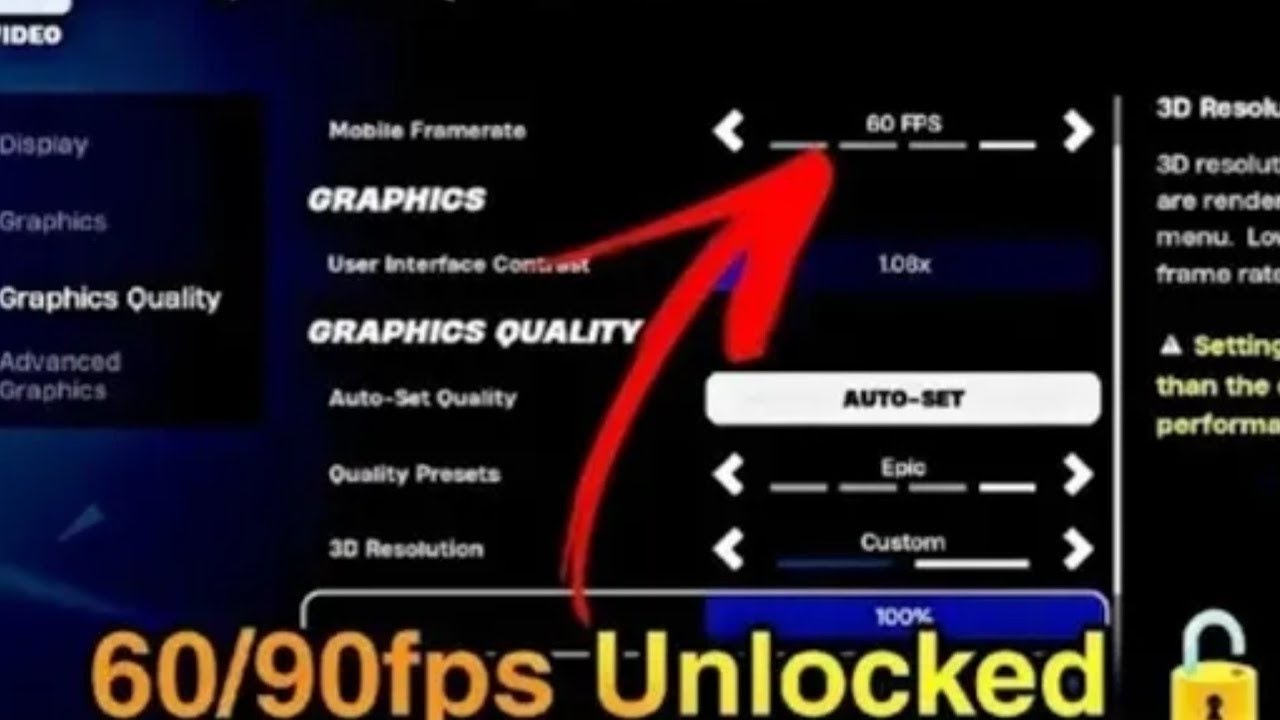 V38.11 How to get 60/90fps in Fortnite Mobile The Simpsons 