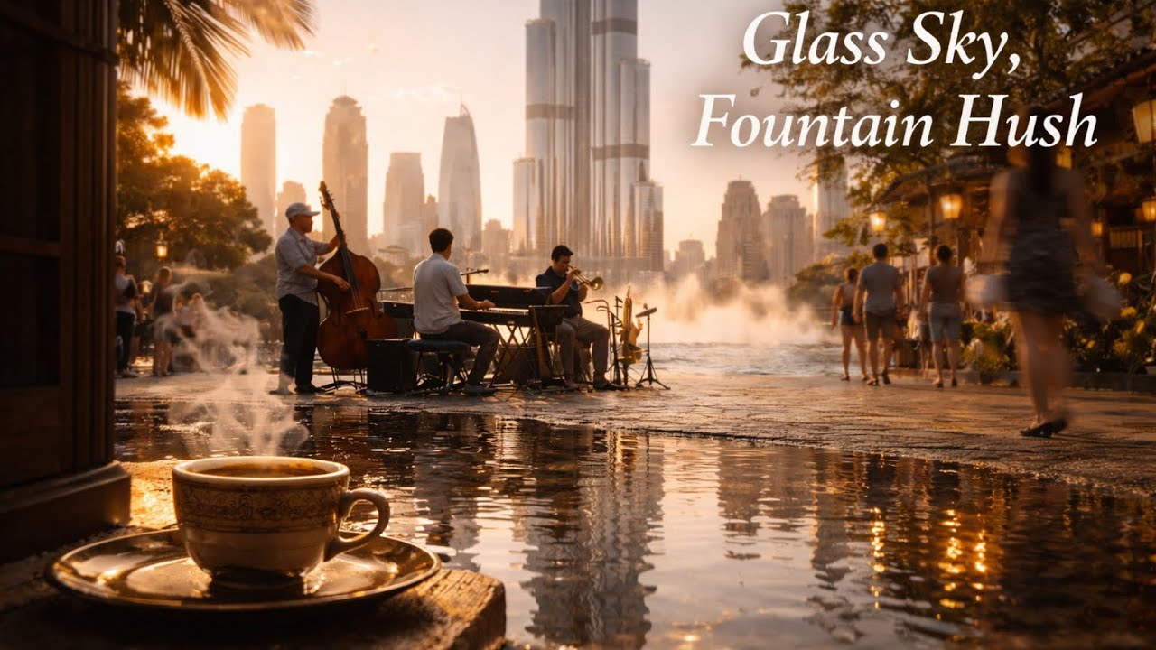 【ドバイ チルホップビッグバンド】Glass Sky, Fountain Hush｜DUBAI CHILLHOP BIG BAND WALK