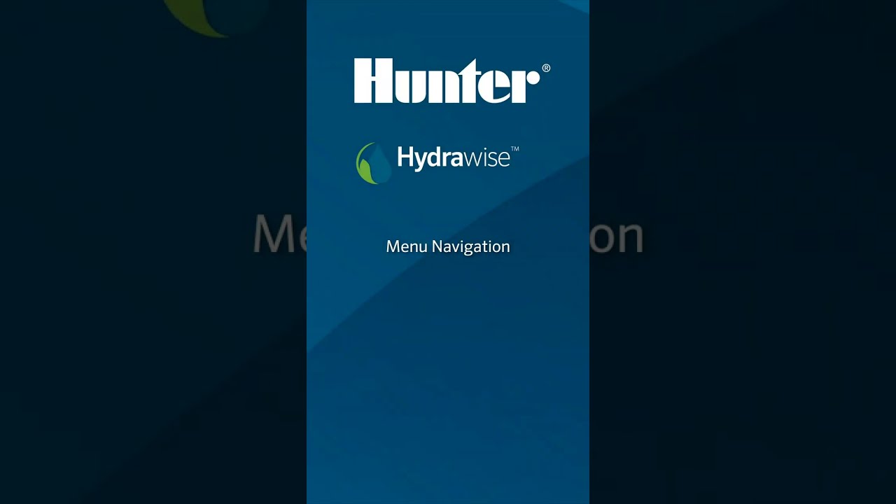 Hydrawise – Korzystanie z Menu Głównego
